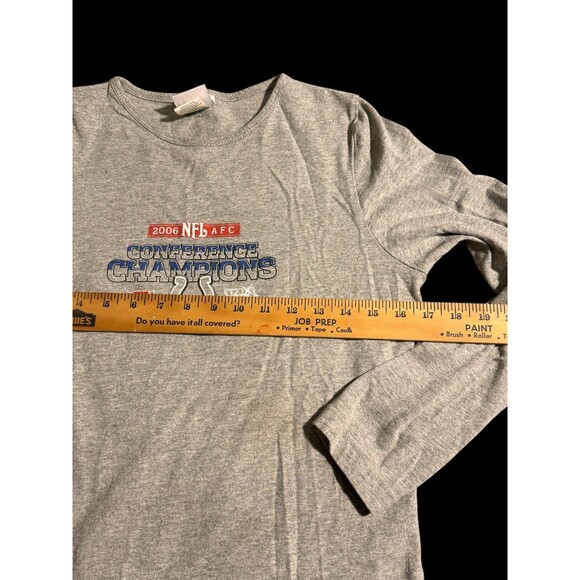 Vintage 2006 indianapolis Colts Shirt NFL NFC Conference Champions Long Sleeve M - Picture 4 of 8